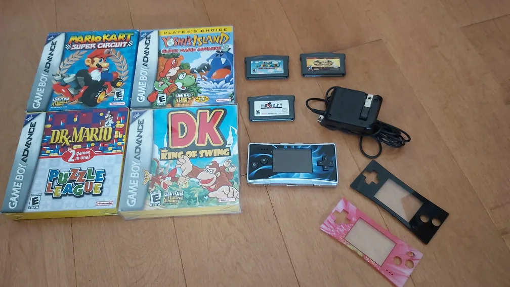 GBA Micro and 7 Games thumbnail