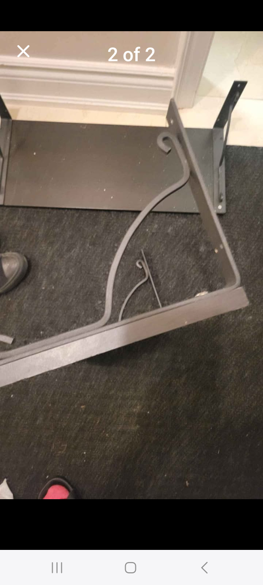 ikea metal Shelf with Brackets