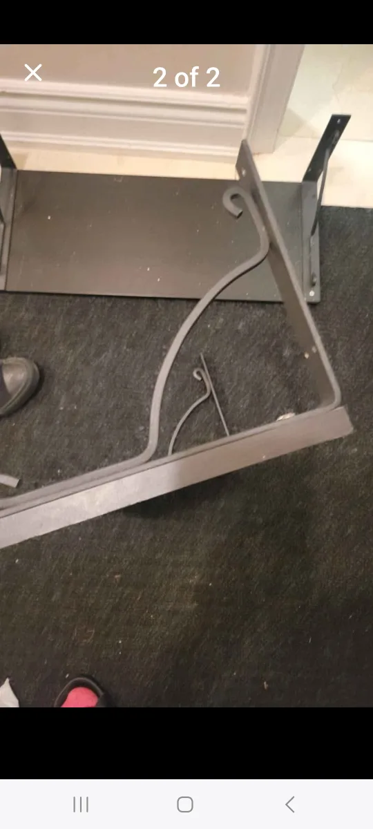 ikea metal Shelf with Brackets thumbnail