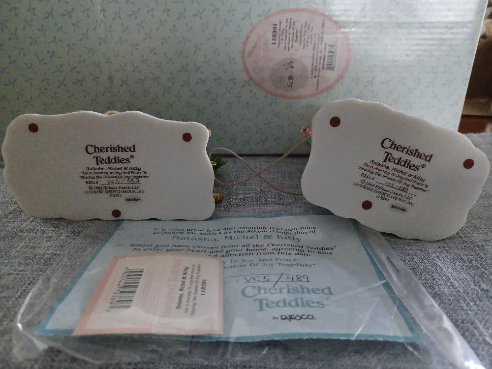 Cherished Teddies Natasha, Michel & Kitty image indicator(3)
