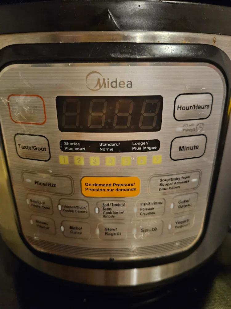 Midea Pressure Cooker image indicator(2)