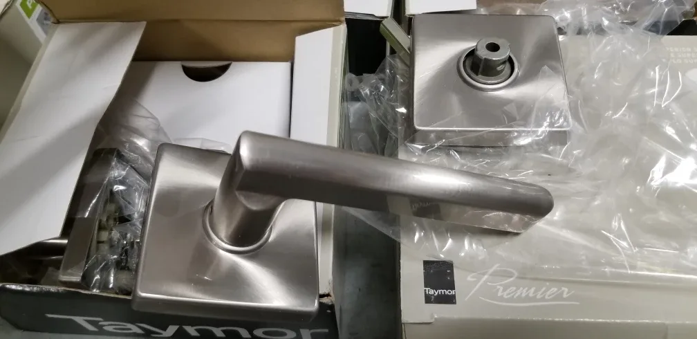 NEW Taymor Satin Nickel Door Levers image indicator(4)