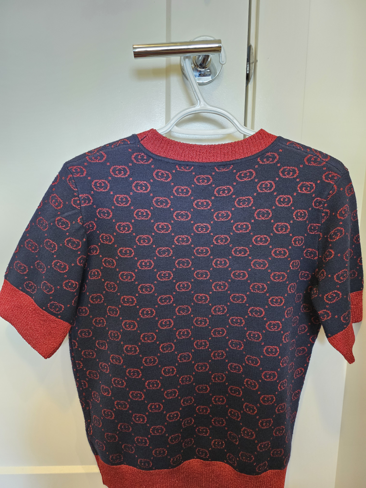 Gucci Style Knit Top - Size S - photo 2