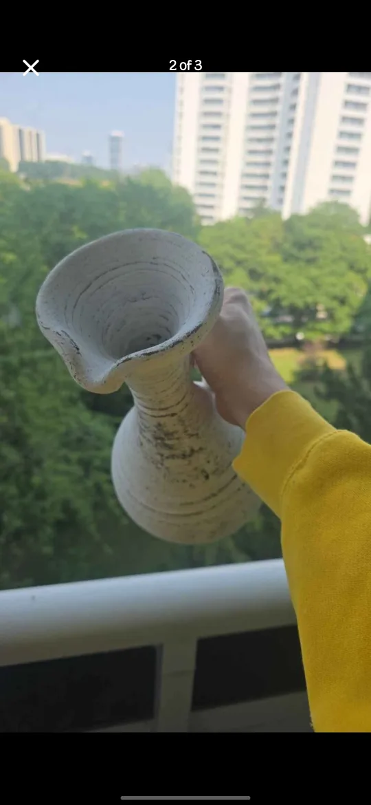 Rustic Ceramic Water Jug – Indoor/Outdoor Decor image indicator(2)