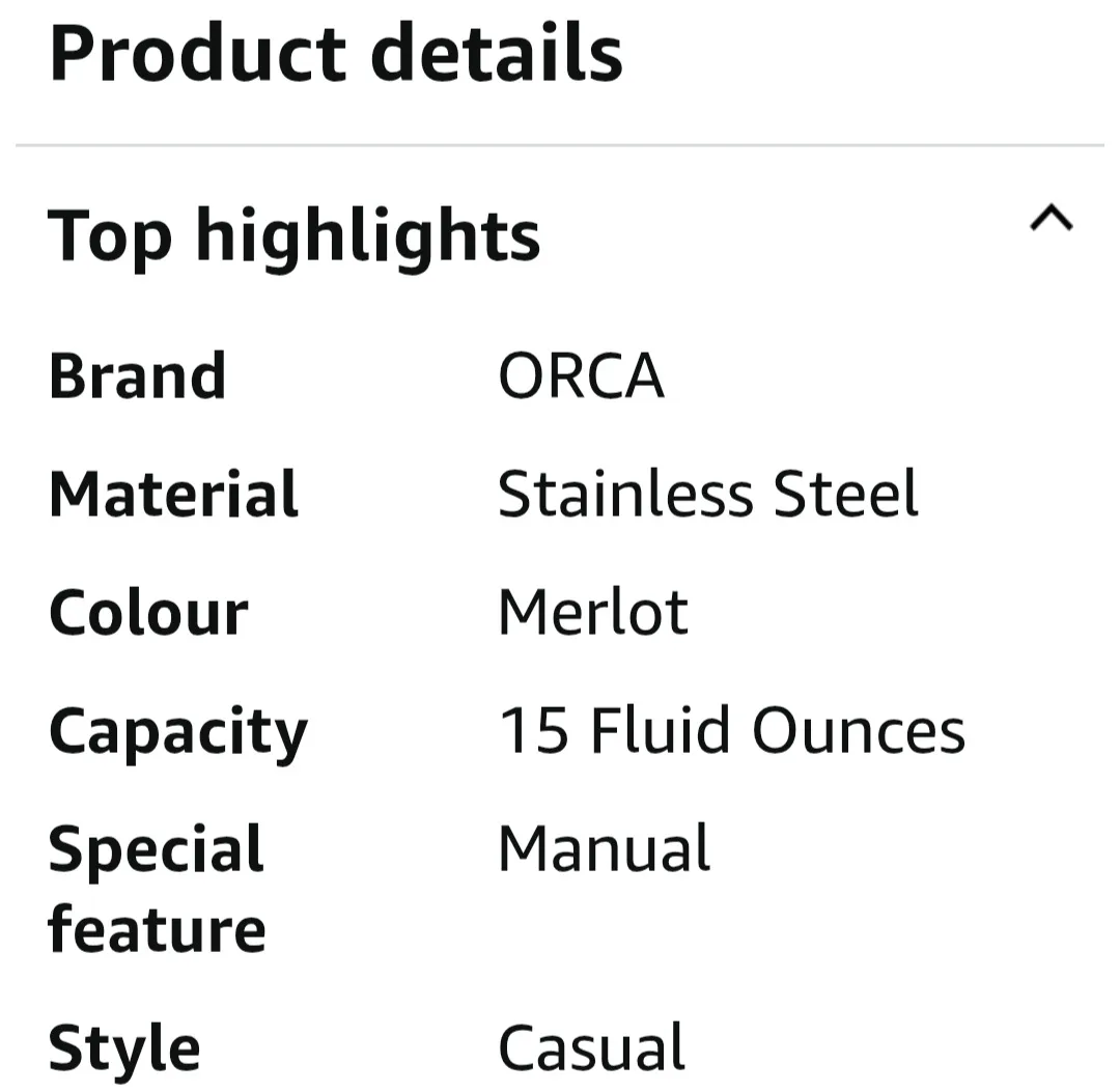 Orca Vino 15 oz Insulated Wine Tumbler. color Merlot image indicator(7)