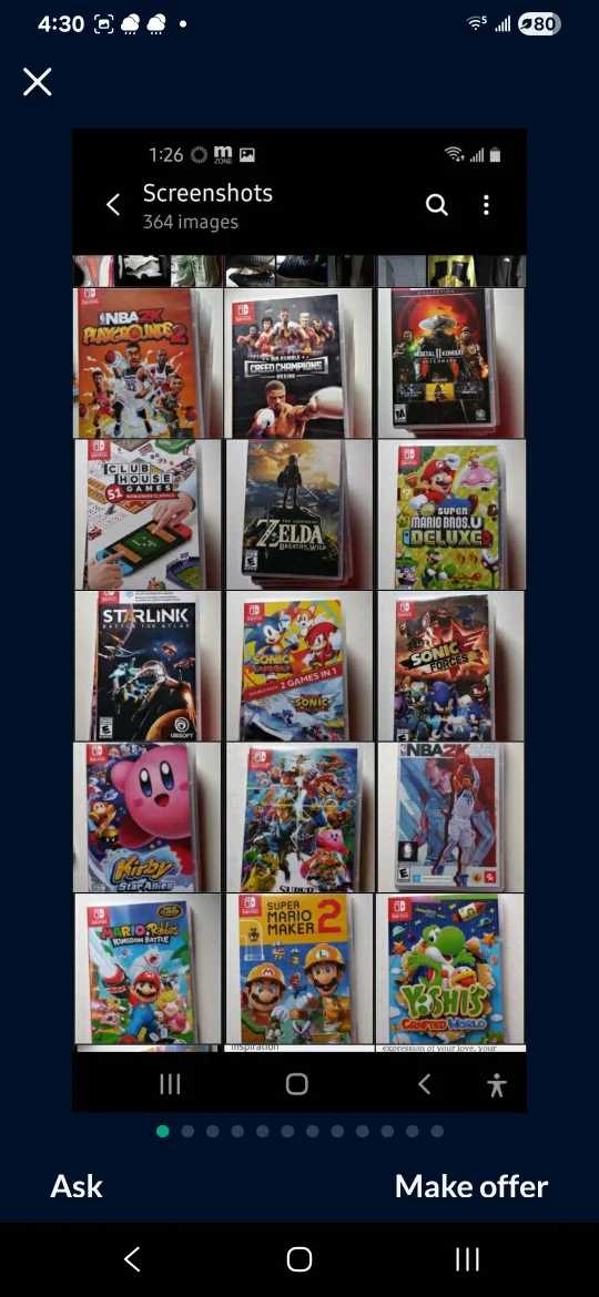 Nintendo S, Wii, 3DS or PS3 console, different price image indicator(2)