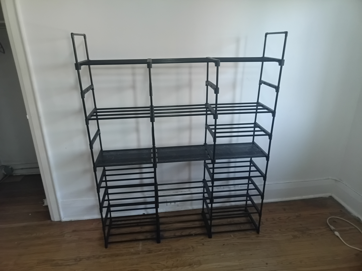 Black Metal Plant/Shoe Rack