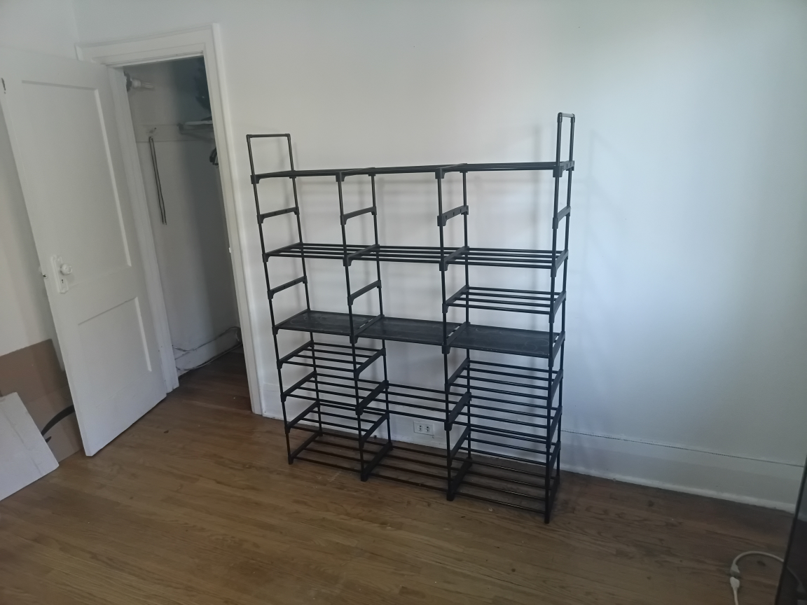 Black Metal Plant/Shoe Rack - photo 2