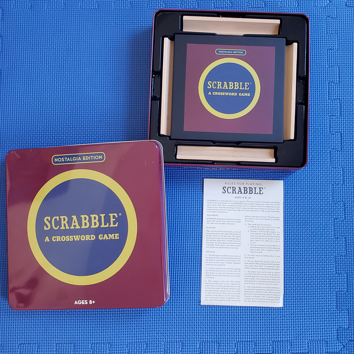 Scrabble Nostalgia Edition A Crossword Game - photo 2