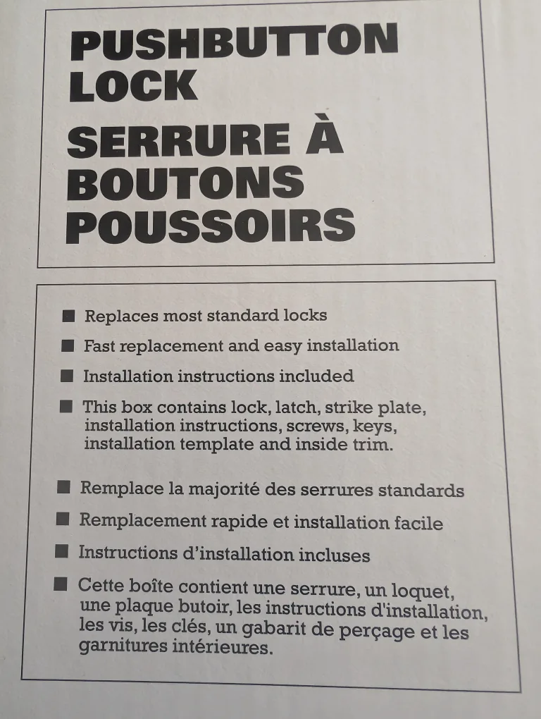 New Facto Pushbutton Lock - Keyless Entry image indicator(4)