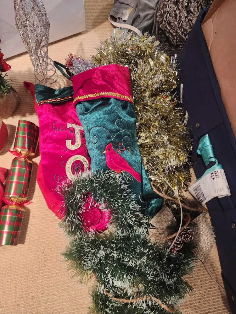 Christmas decor for entire apartment inc 6.5' Christmas Tree image indicator(10)