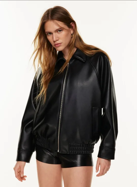 Aritzia Wilfred Falcon Jacket - Black (S) image indicator(4)