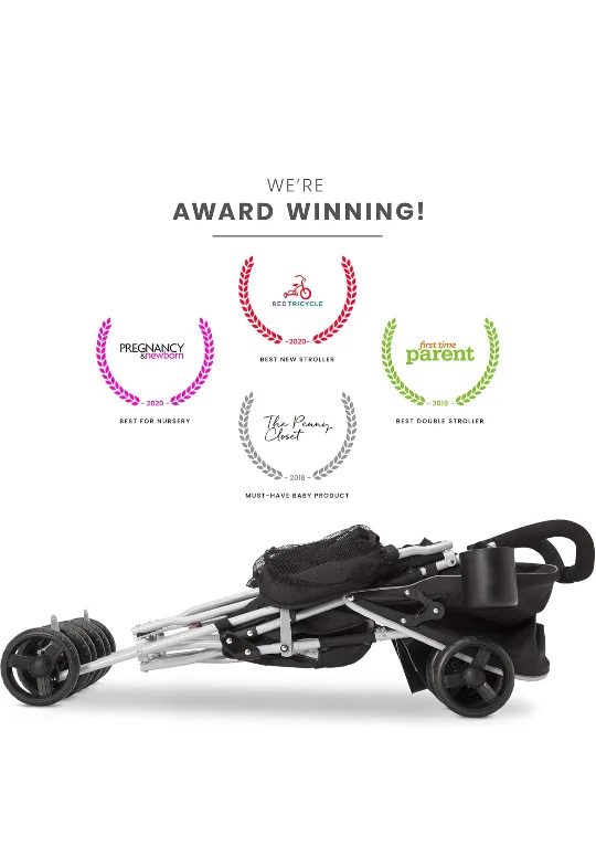 Jeep Scout Double Stroller - Charcoal galaxy image indicator(2)