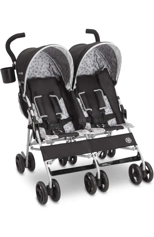 Jeep Scout Double Stroller - Charcoal galaxy image indicator(3)