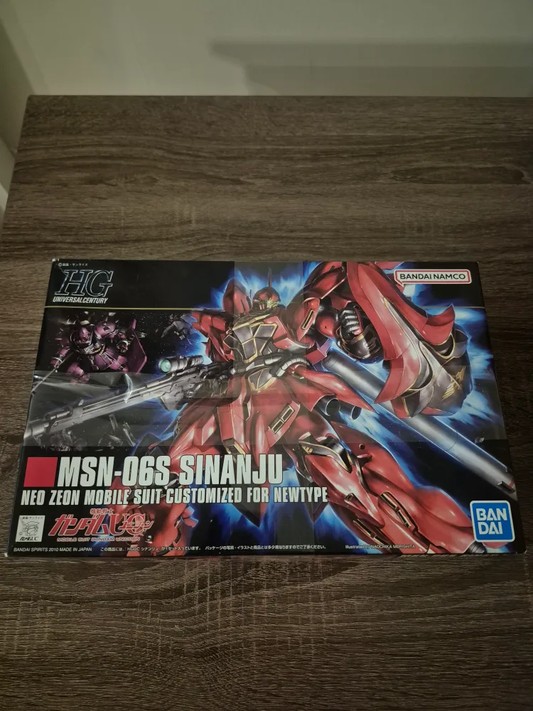 Bandai HG MSN-06S Sinanju Model Kit thumbnail