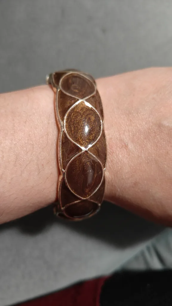 Assorted Bracelets - Gold, Silver, Brown, Purple image indicator(5)