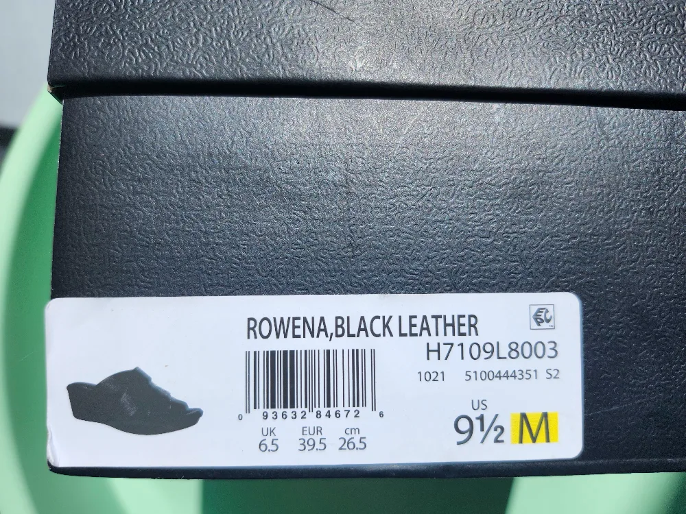 New Naturalizer Rowena Black Leather Sandals - 9.5M thumbnail
