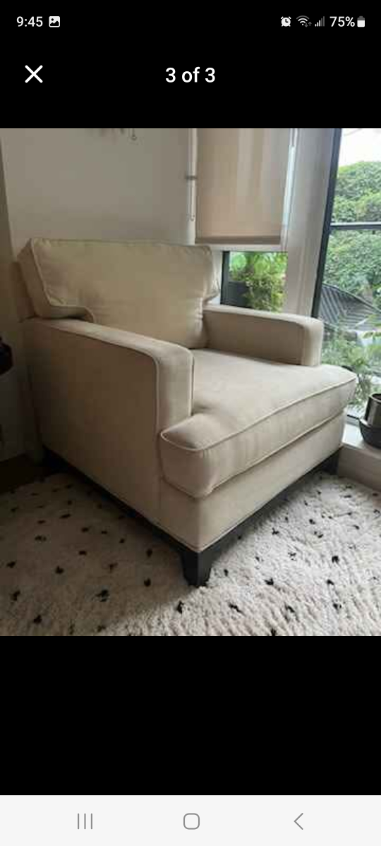Beige Armchair - photo 2