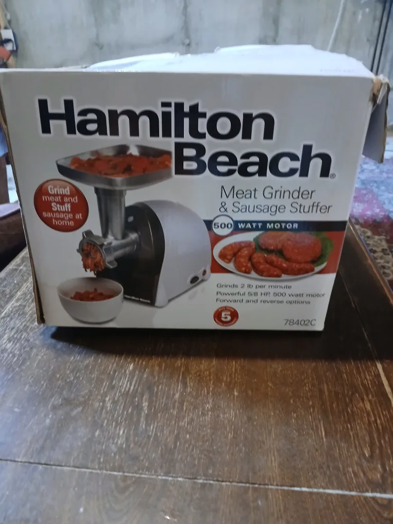 Hamilton Beach Meat Grinder & Sausage Stuffer thumbnail
