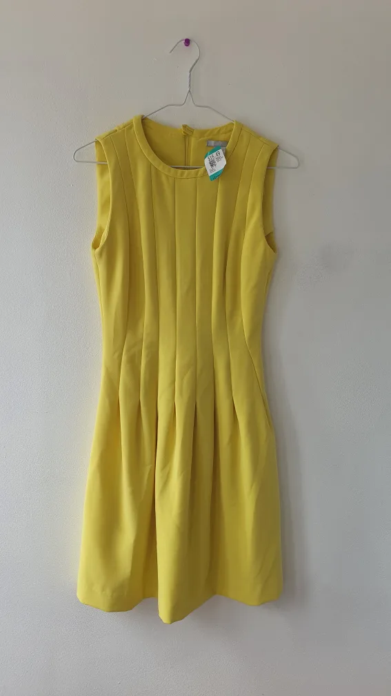 Yellow Sleeveless Dress H&M thumbnail