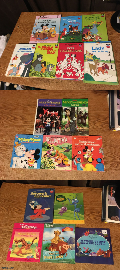 lot of 40 Disney books wonderful world of reading + pencils pens - photo 2