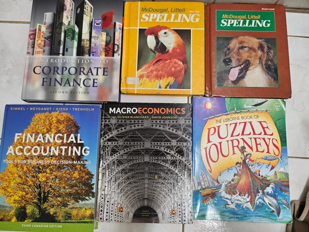 Assorted Textbooks: Corporate Finance, Spelling, Accounting 🧡 thumbnail