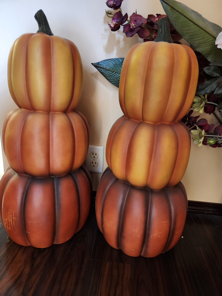 Stacked Halloween Pumpkins