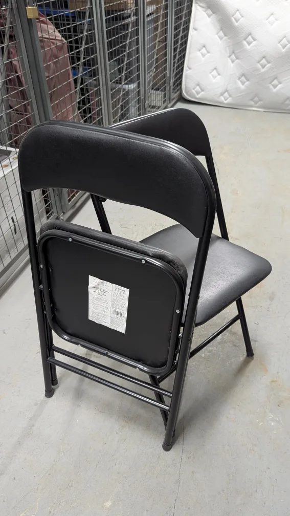 Padded Folding Chair - Black image indicator(3)