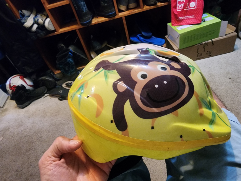 Toddler Bike Helmet - Monkey Design - photo 2