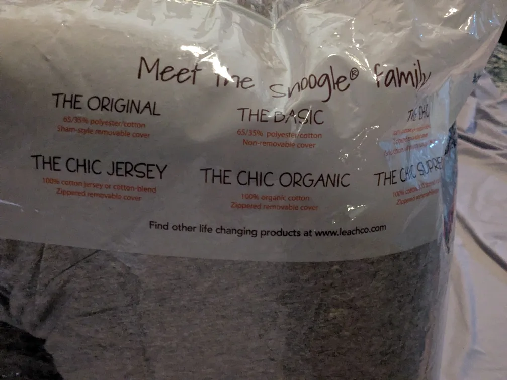 Leachco Snoogle Jersey Chic in Grey image indicator(9)