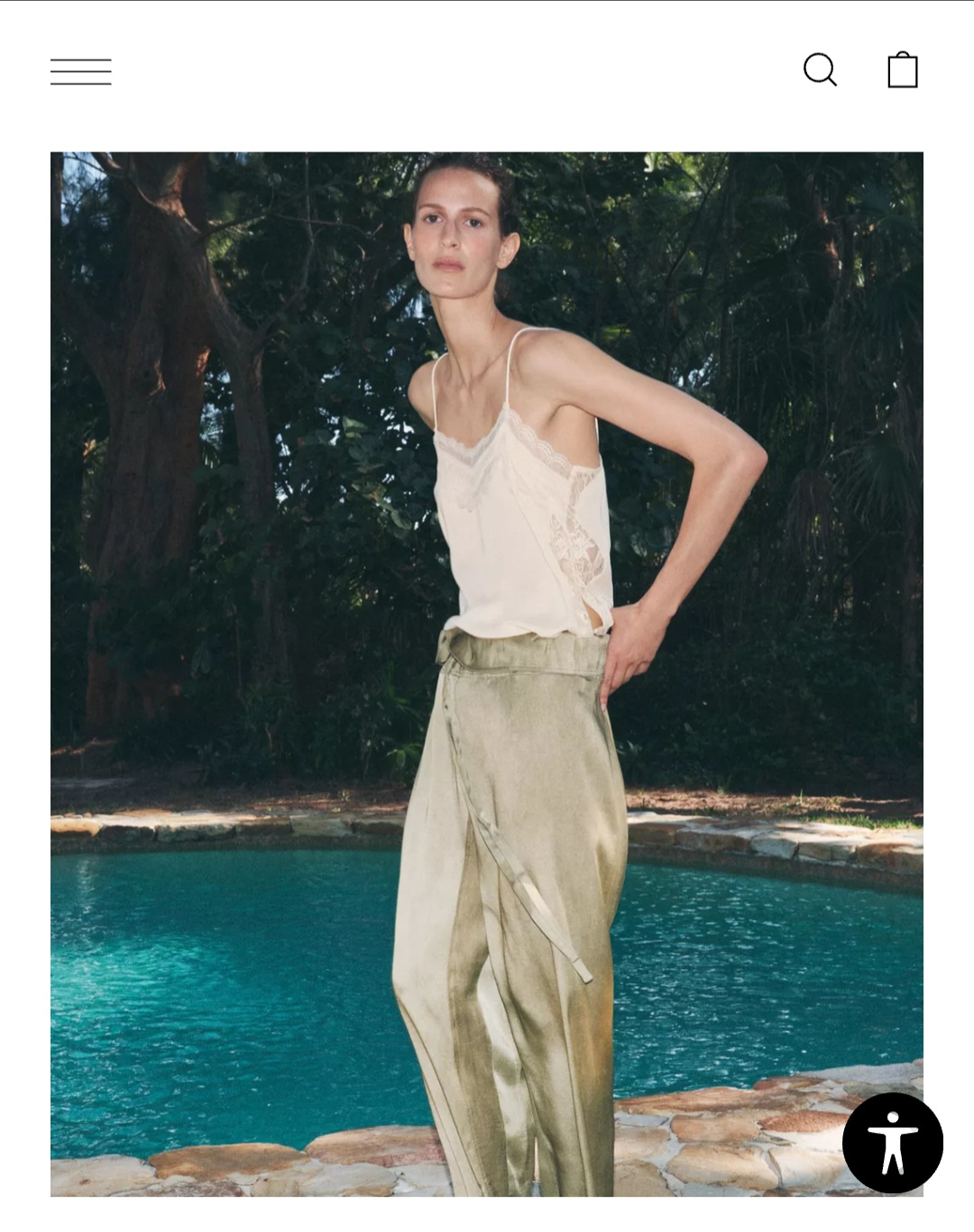 Zara ZW Collection Low-Rise Flowy Pants - photo 3