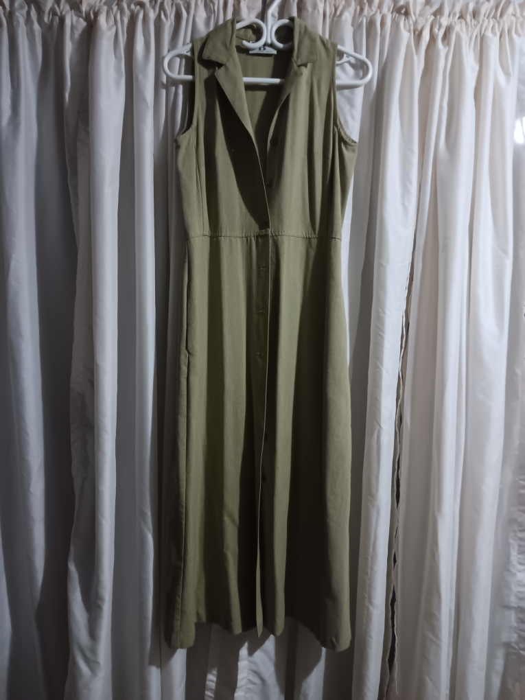 Bantry Bay Olive Green Sleeveless Dress - photo 2