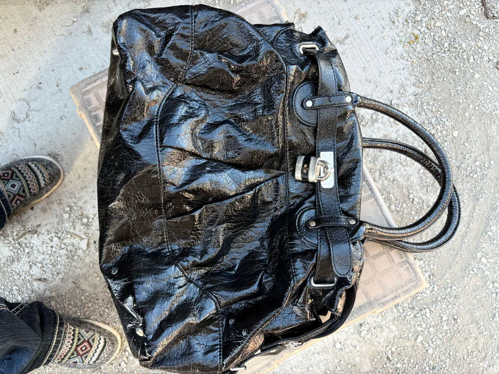 Tignanello Black Leather Satchel thumbnail