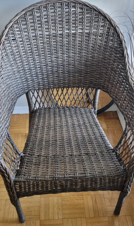 Wicker Chair - Brown image indicator(2)