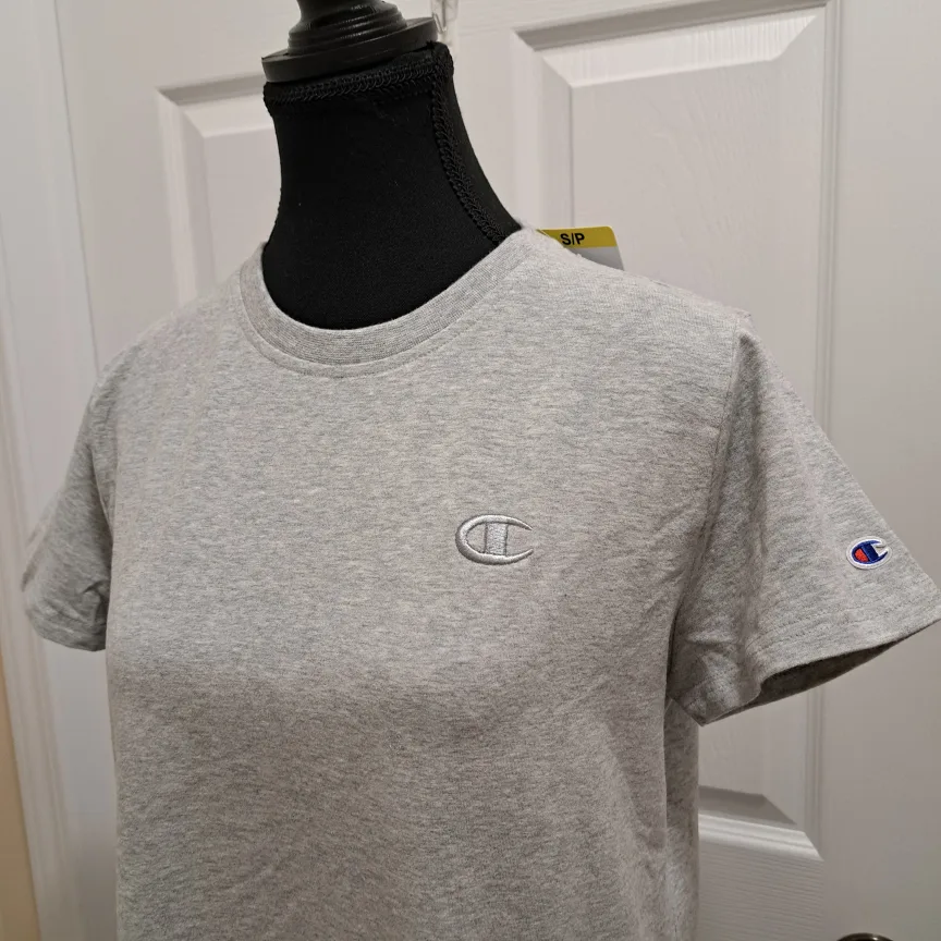 Champion T shirt Dress Grey Short Sleeved Size Small image indicator(8)