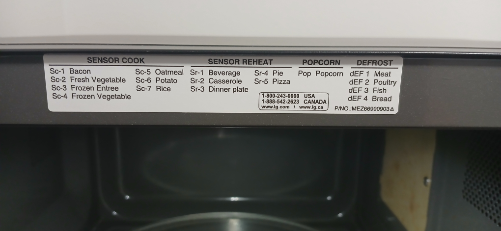 LG Microwave Oven - Black - photo 2