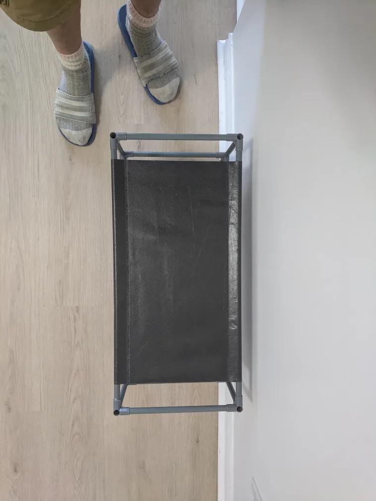 Grey 2-Tier Shoe Rack image indicator(3)