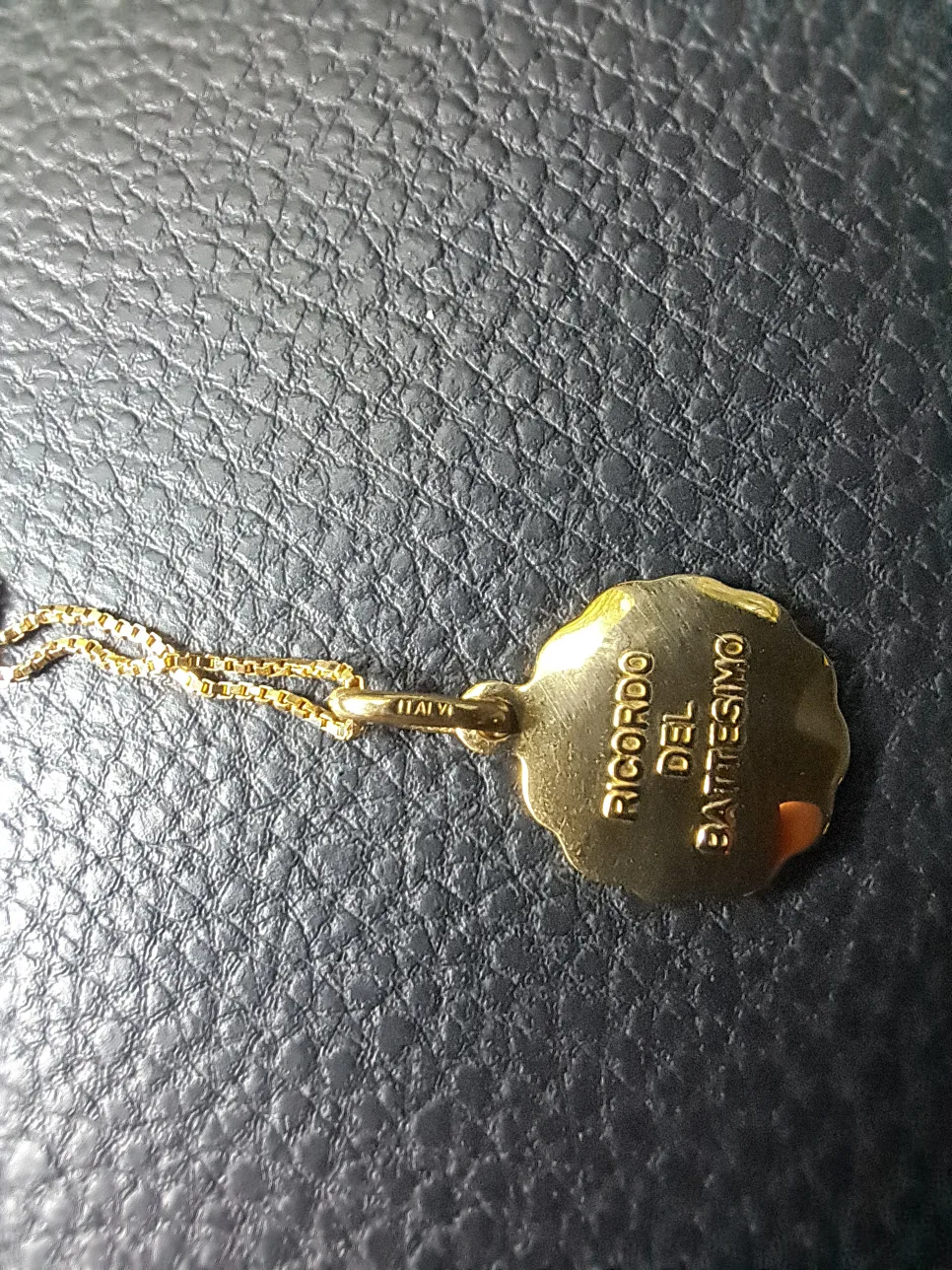 14K Gold Necklace with Pendant image indicator(3)