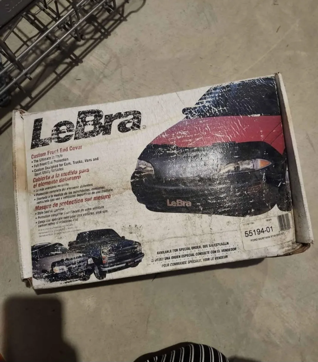 LeBra Custom Front End Cover for Ford Mustang 87-93 thumbnail