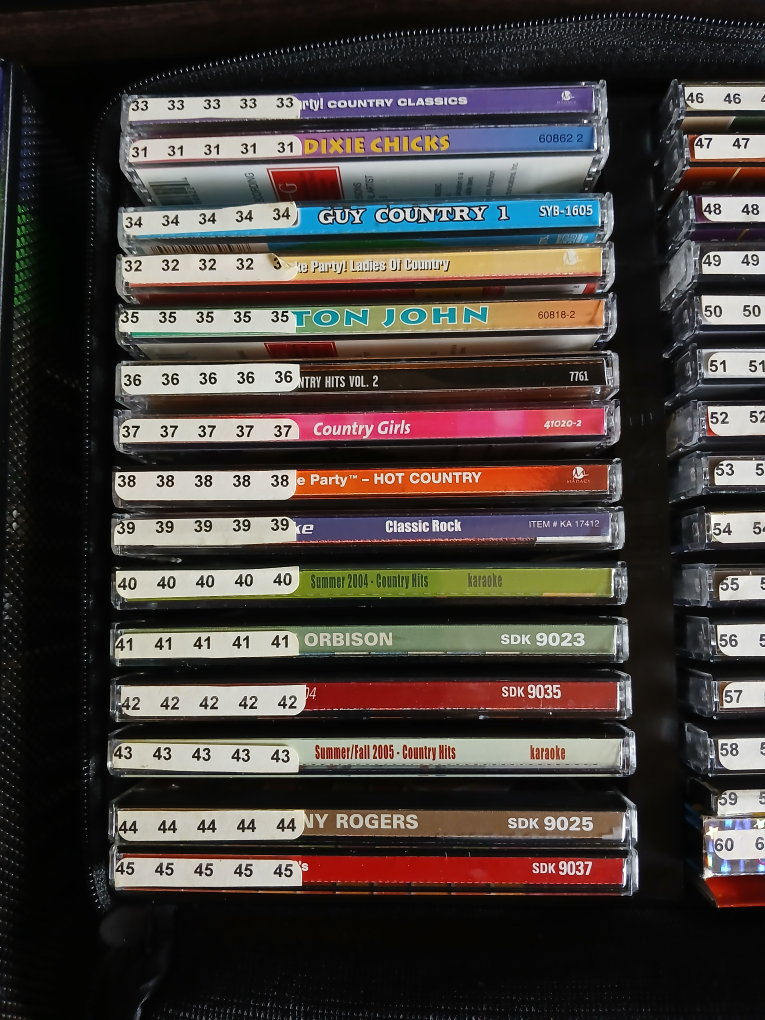 Large Karaoke CD Collection with Free Mic - photo 2
