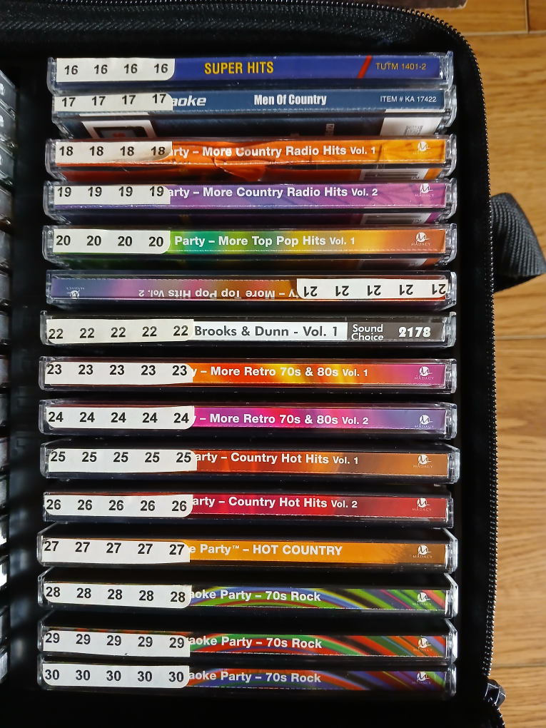 Large Karaoke CD Collection with Free Mic - photo 5