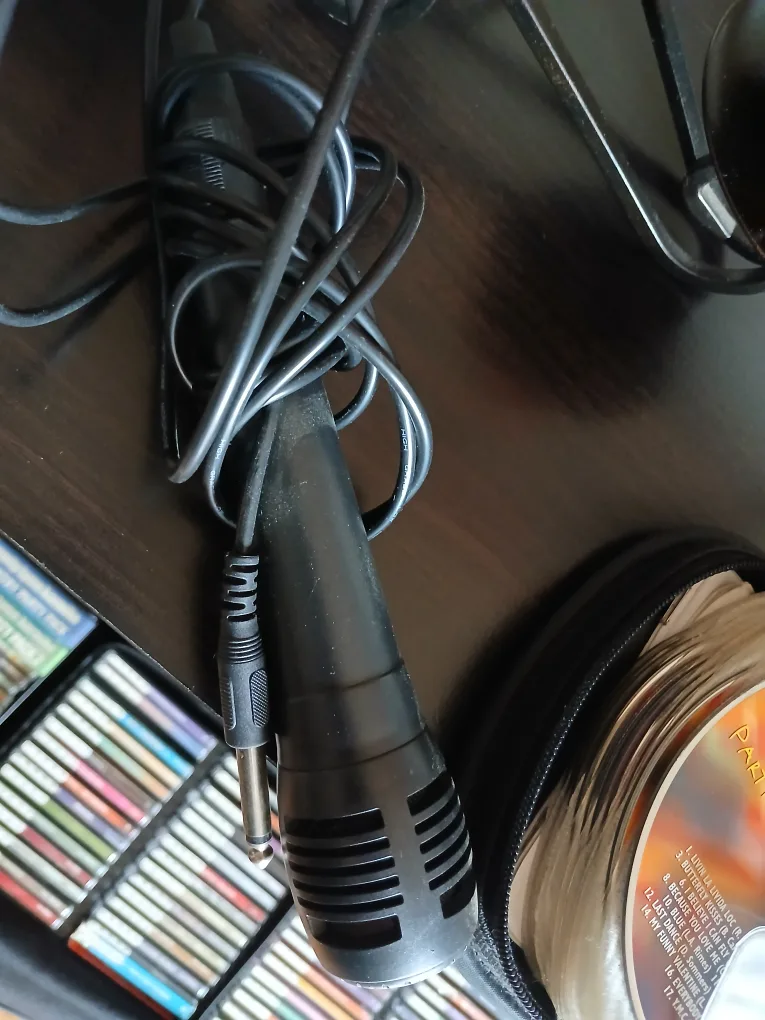 Large Karaoke CD Collection with Free Mic image indicator(9)