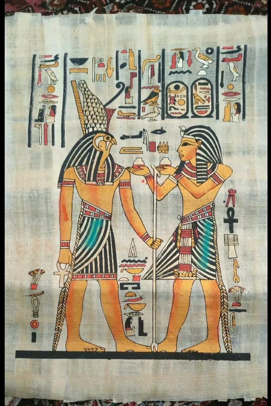 Egyptian papyrus art thumbnail