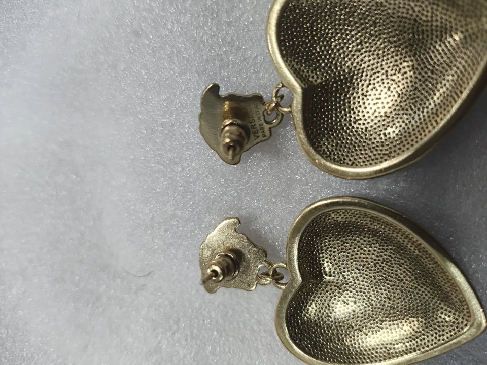 Versace Heart Drop Earrings (Sales) image indicator(4)