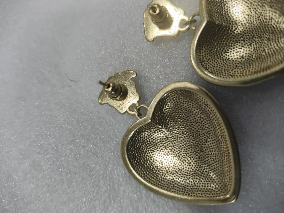 Versace Heart Drop Earrings (Sales) image indicator(5)
