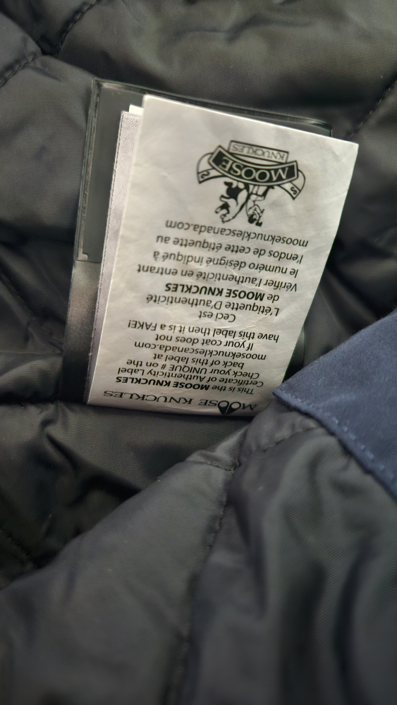 Moose Knuckles Bomber Jacket - XL Blue color - photo 4