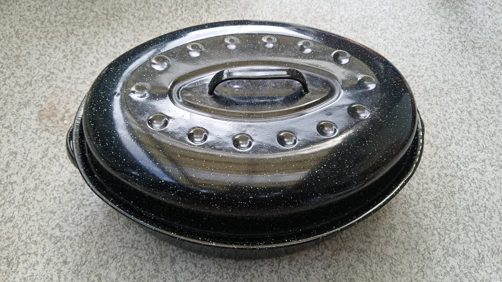 Oval Roasting Pan with Lid thumbnail