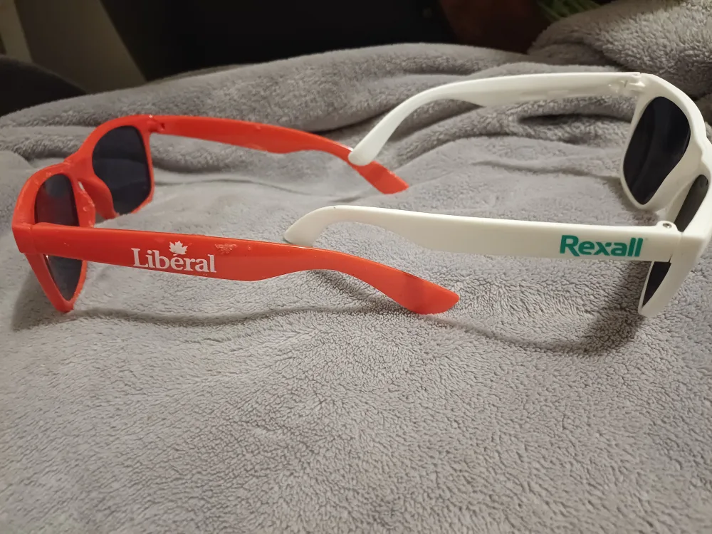 FREE Rexall & Liberal Sunglasses - 2 pair, White & Red image indicator(2)
