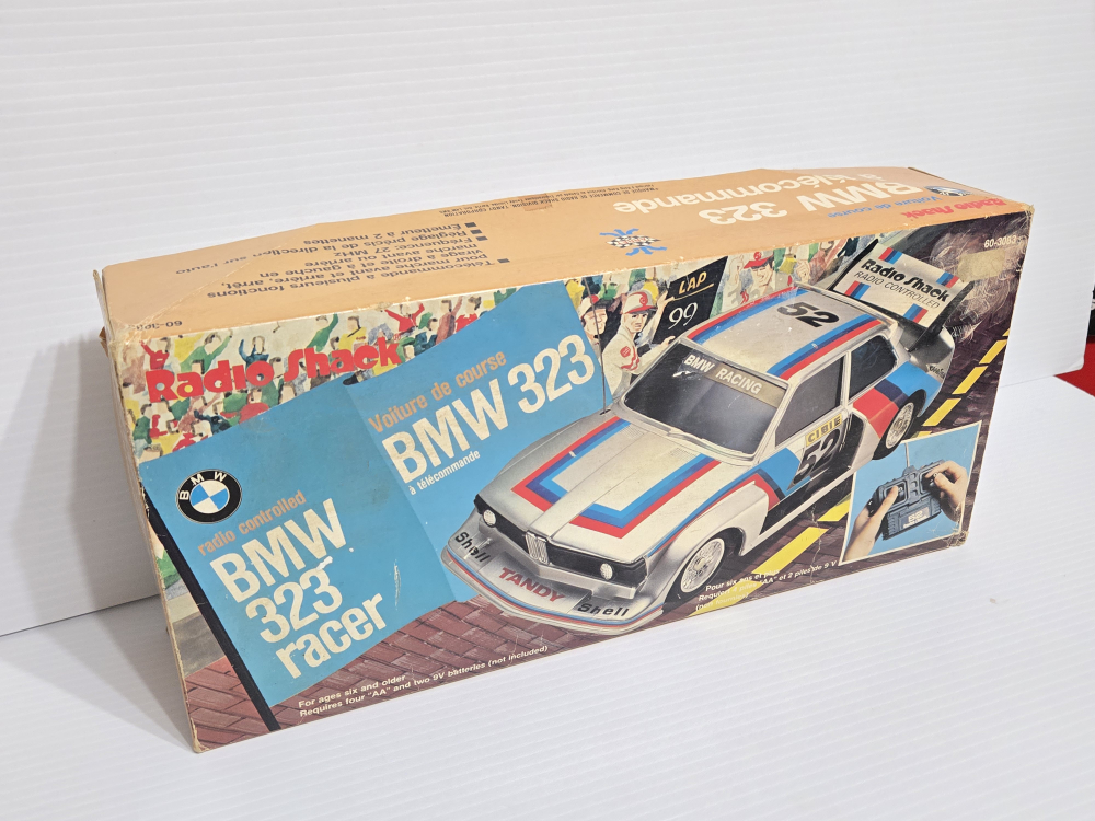 Radio Shack BMW 323 Racer - Vintage Toy Car