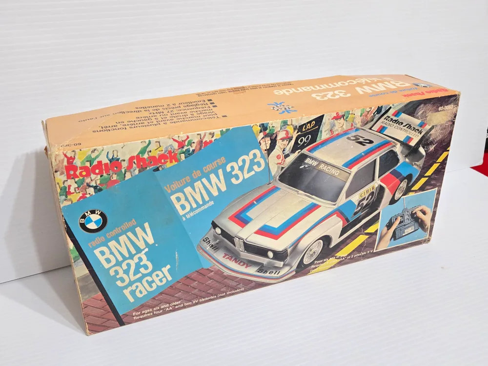 Radio Shack BMW 323 Racer - Vintage Toy Car thumbnail